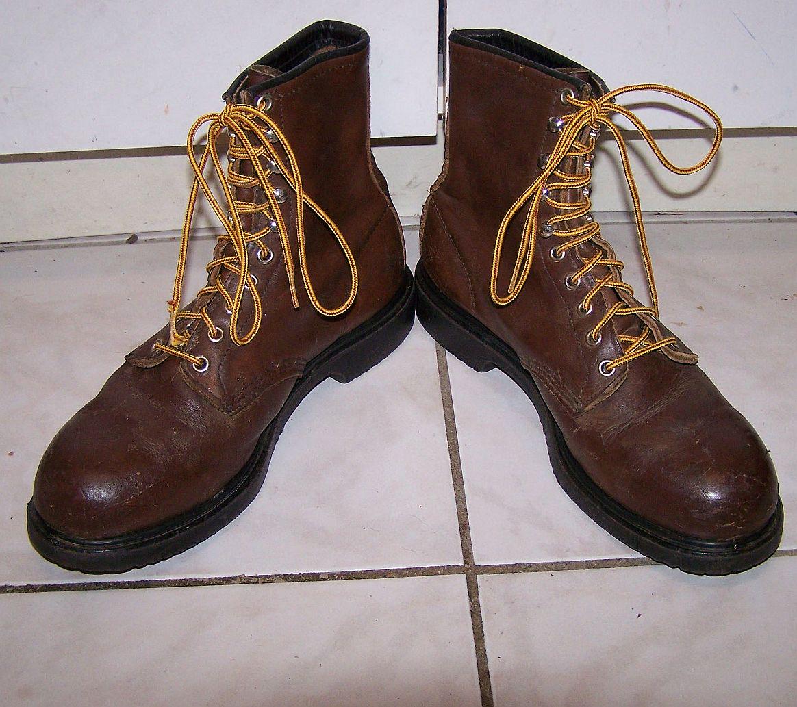 Red Wing Work Boots 2233 Supersole Steel Toe Brown Leather US Size