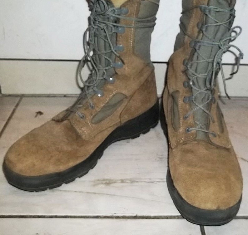 Belleville Combat Boots Goretex Air Force AFTW Model 16D1023 Beige