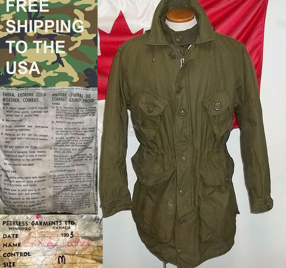 Military army parka Etsy Mexico