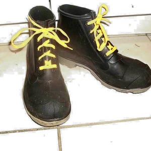 Bata Safety Boots Steel Toe Rubber Upper ANSI Z41 PT91, Size  display picture 1