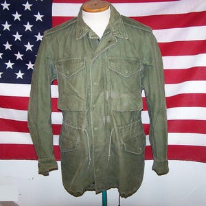 50s’ US.ARMY M-51 \"medium-short\" Vintage 60's Military M51 US Army Field Jacket OG-107 Short