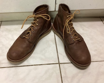 RED WING® 595 Heritage Chukka Brown Leather Boots Men Size  display picture 1