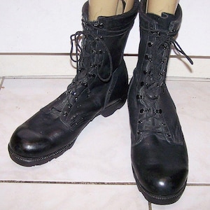 Wellco USGI Combat Boots With Molded Rosearch Panama Soles All