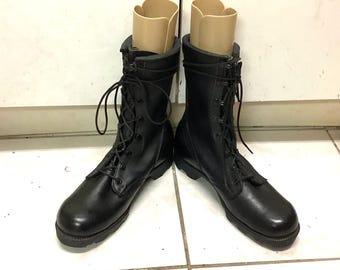 Rosearch Military USA Black Leather Lace Up Engineer Boss Army Boots 8D Rosearch | Shoes | Ro Search Black Leather Lace Up Military  main image 3