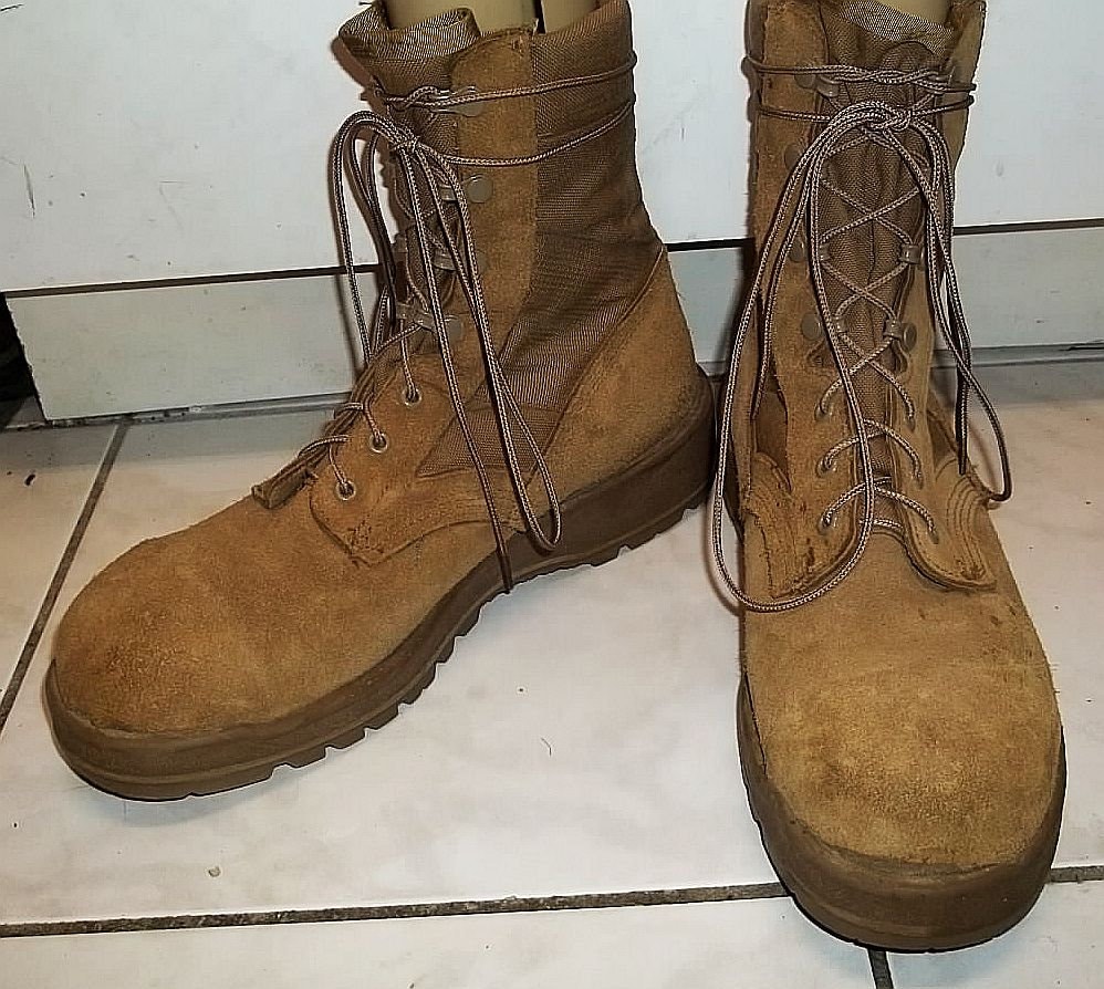 Altama Desert Combat Boots With Steel Toes Coyote Tan Suede and Cordura Upper Vibram Soles US 11.5 Little Worn Excellent Free US Shipping Etsy