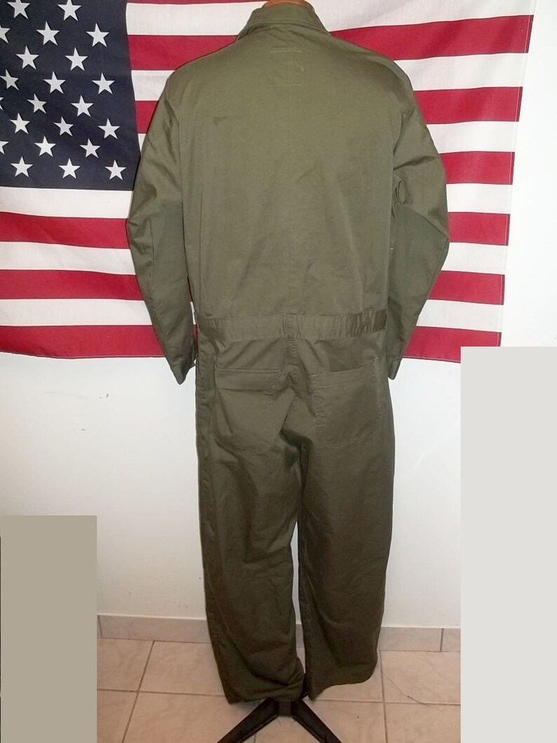US Navy Coveralls USN Utility Shipboard Olive Green Color Size Etsy