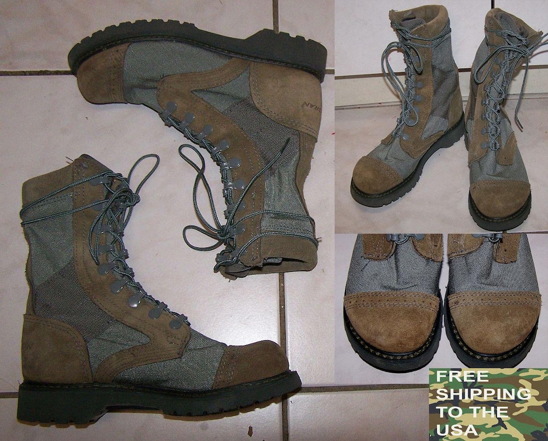 Corcoran Marauder Womens Combat Work Boots Model 87257 Sage Suede Cordura Upper Size 6 M Barely Worn Mint Condition Free Shipping to USA Etsy Israel