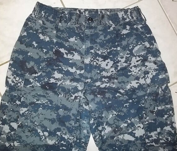 US Navy Camo Pants USN Working Trousers 