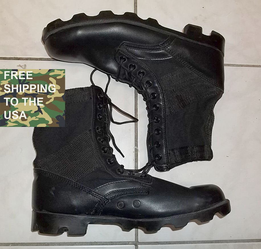 thumbnail image 2 of FOX OUTDOOR Vietnam Jungle Boots - Genuine Leather Tactical Military Style OD 04 W 2 of 14
