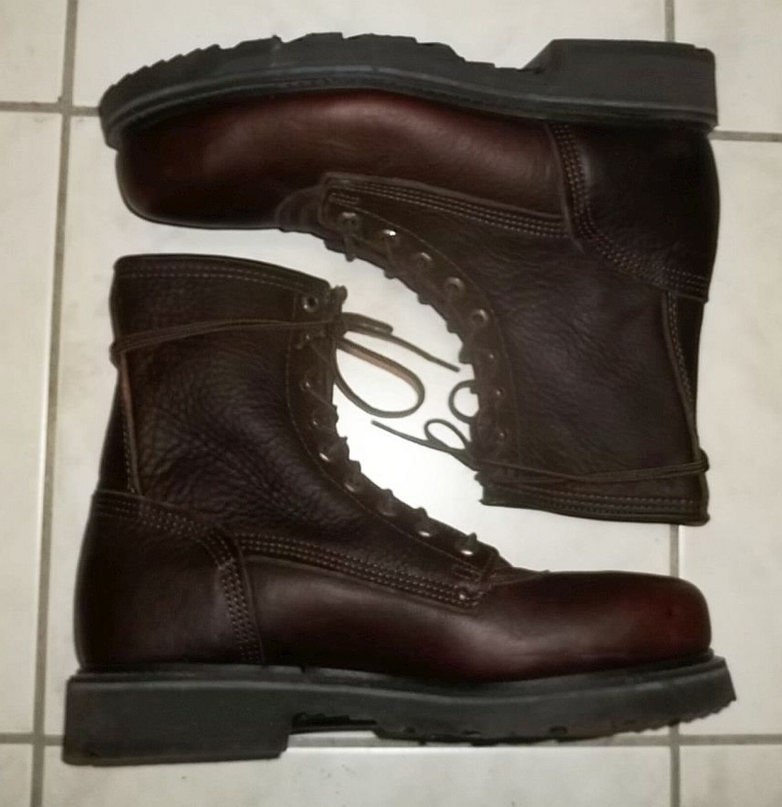 Vintage Carolina work boots steel toes Millenneum oil and slip Etsy