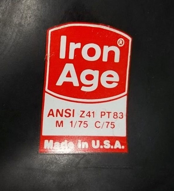 Iron Age rubber boots safety work ANSI Z41 PT83 steel… Gem