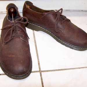 Dr. Martens Bexley Oxford Shoes: Choco Brown Leather, UK 9 US Mens 10
