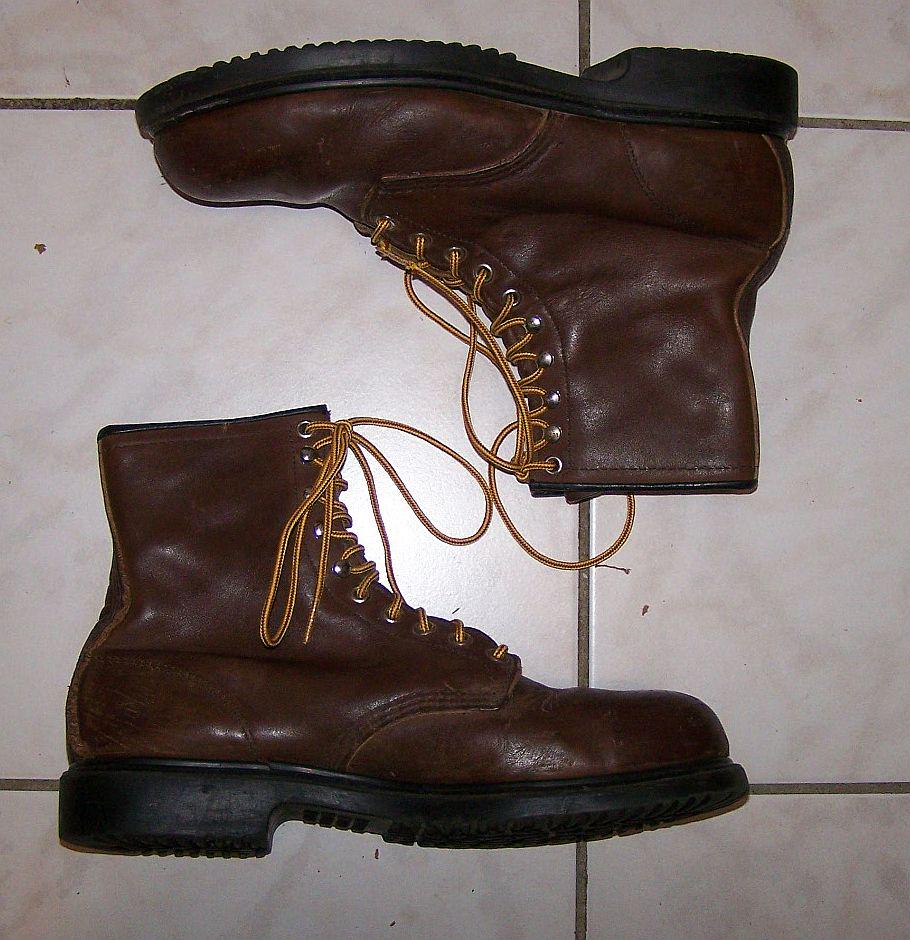 Red Wing 2233 Supersole Safety Toe Work Boots 8.5 EE Brown Leather USA Made Men main image 3