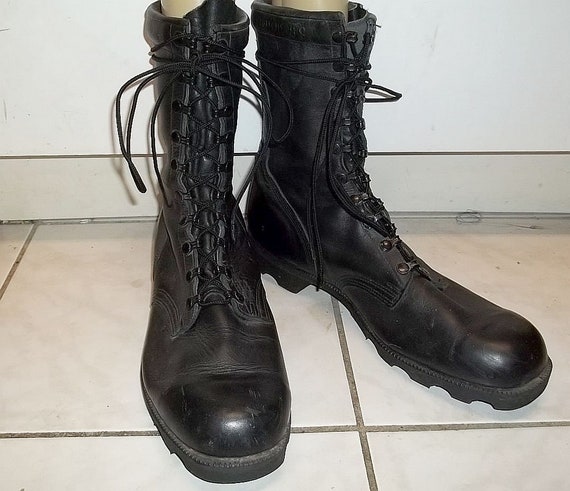 Vintage Belleville USGI boots US Army combat leat… - image 2