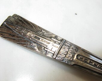 1939 Golden Gate Expo San Francisco Silverplate souvenir spoon