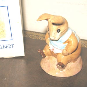 Vintage Royal Albert Beatrix Potter "Old Mr Bouncer" Rabbit Figurine w/Box