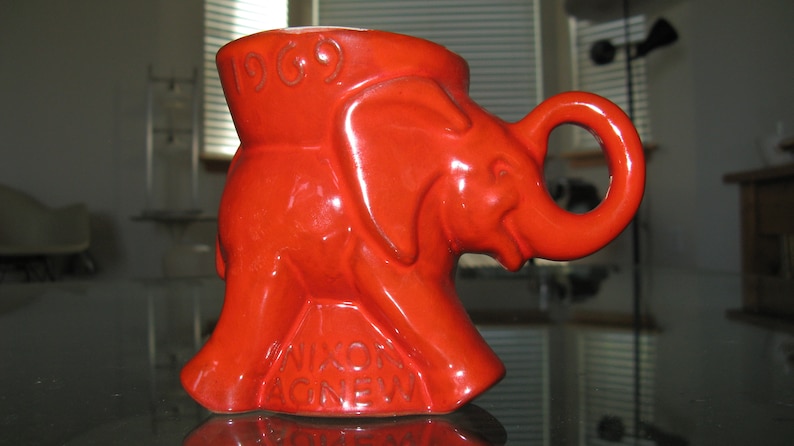 Oklahoma pottery! 3 78 tall Vintage Frankoma Presidential ...