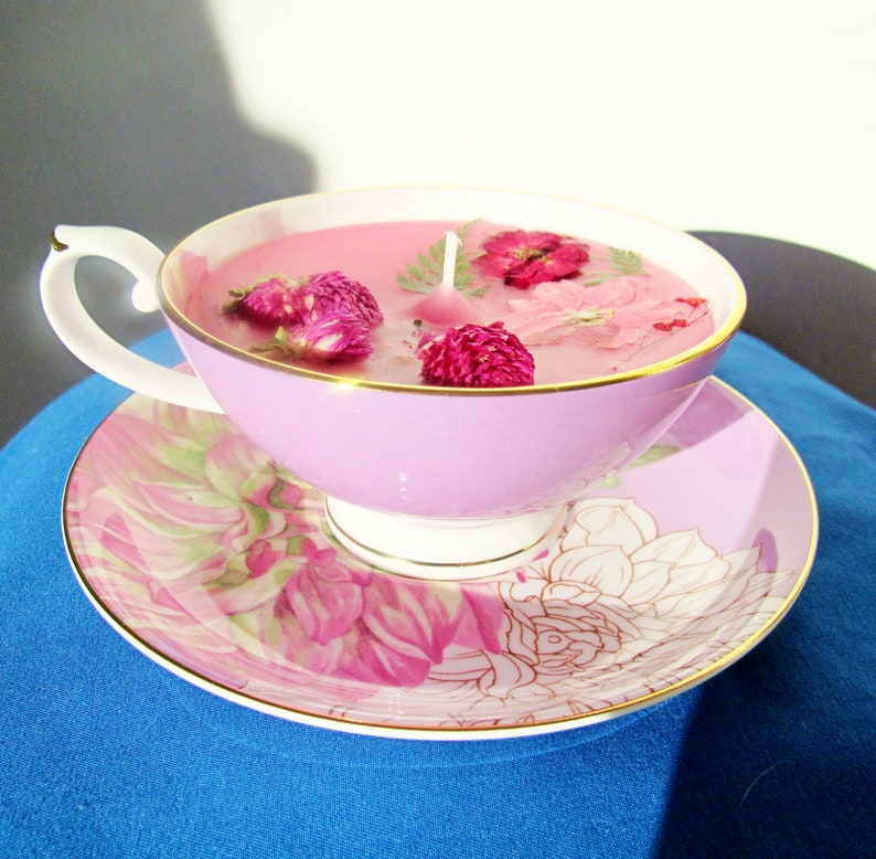 Tea Cup Homemade Candle Etsy