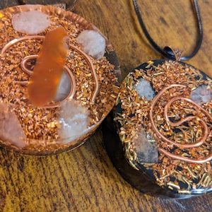 Lost Cubit Coil Orgonite Pendants - 5G Block - 5G Pendant