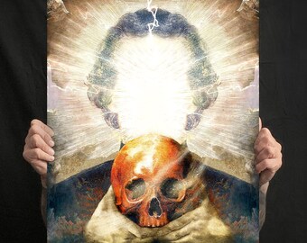 The Eternal Cycle, fine art matte paper on textured aged quality 300gsm paper, mysterious woman, darkart, gothic illustration