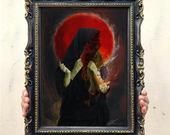 Journey Trough Order and Chaos, fine art print presented in handmade Italian wood artisan frames.