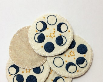 Phases of the Moon Merit Badge Patch or Pin