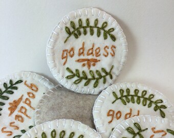 Goddess Merit Badge Patch or Pin