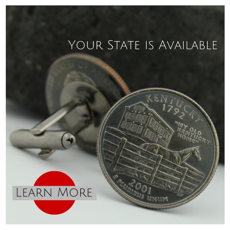 Kentucky Lexington Cufflinks by State Traditions main image 1
