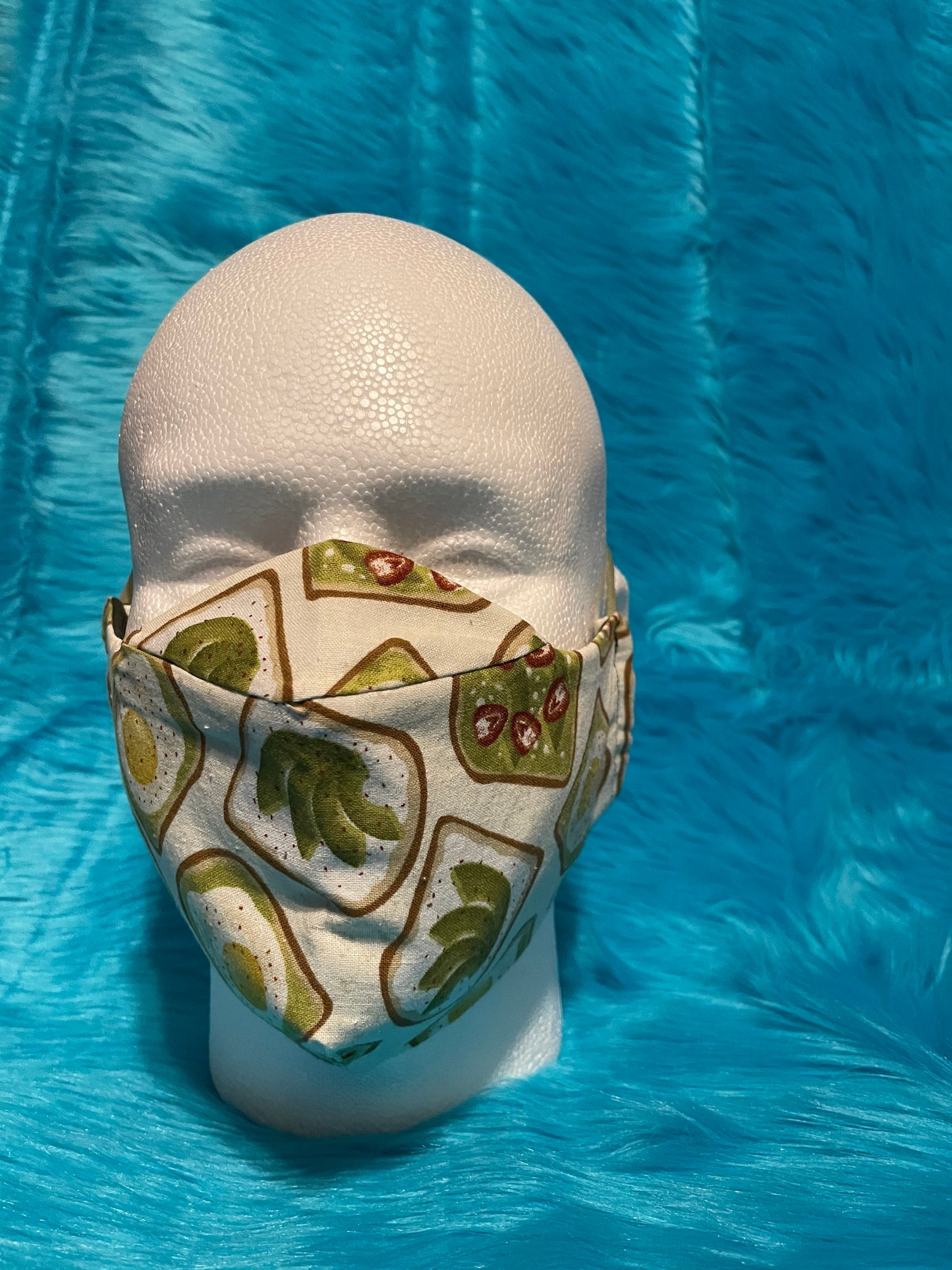 Avocado Toast Structured Face Mask Etsy