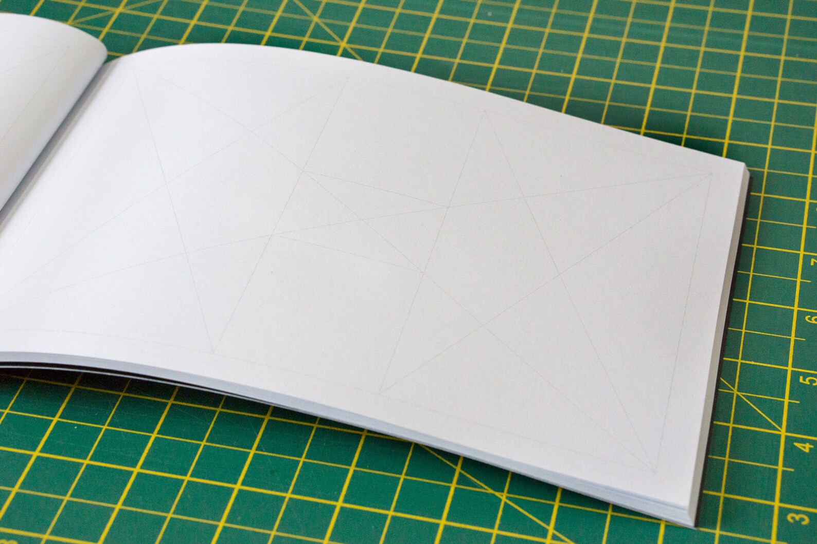 Gridded Artist Sketchbook Mixed grid Composition Pad Etsy