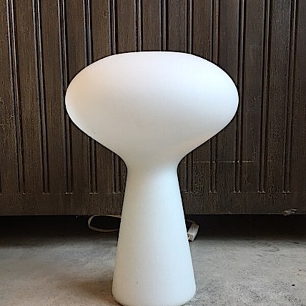 RESERVED for Matt - Lovely MCM Lisa Johansson Frosted Glass Table Lamp