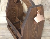 Wooden Beer Carrier-Beer Caddy-bottle opener-NO ENGRAVING