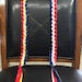 Filipino American Graduation Lei Open Lei (not tied) Single Braided Lei - 5/8' satin ribbon (or any flag colors or up to 8 colors) 
