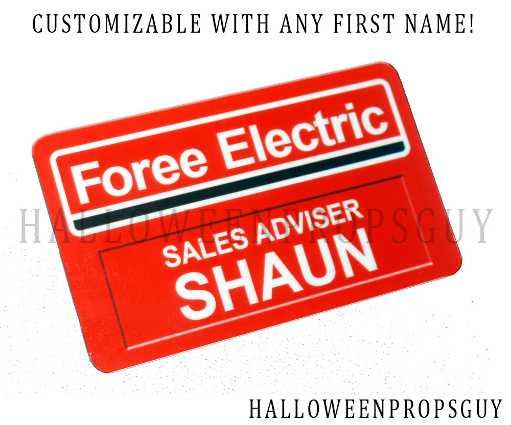 Shaun Of The Dead Name Tag