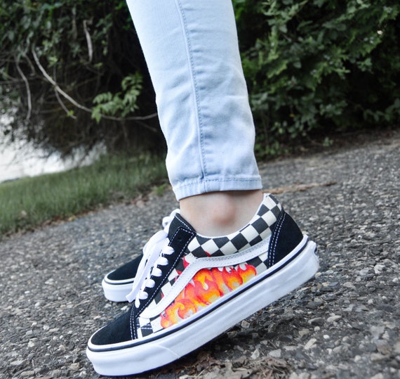vans slip on hombre fire vans slip on hombre fire
