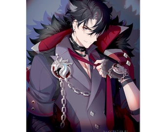 Wriothesley Poster | Fontaine's Duke, Semi-Glossy Paper