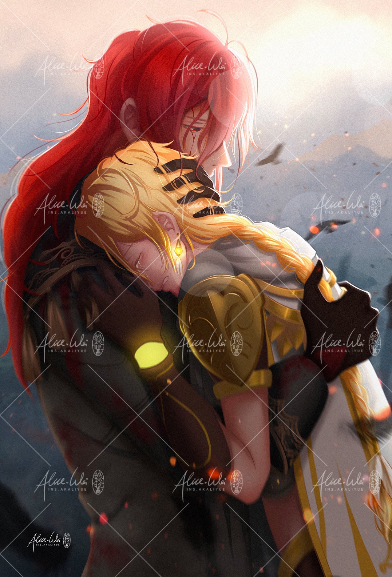 Genshin Impact Fanart Impresiones fotográficas | Etsy