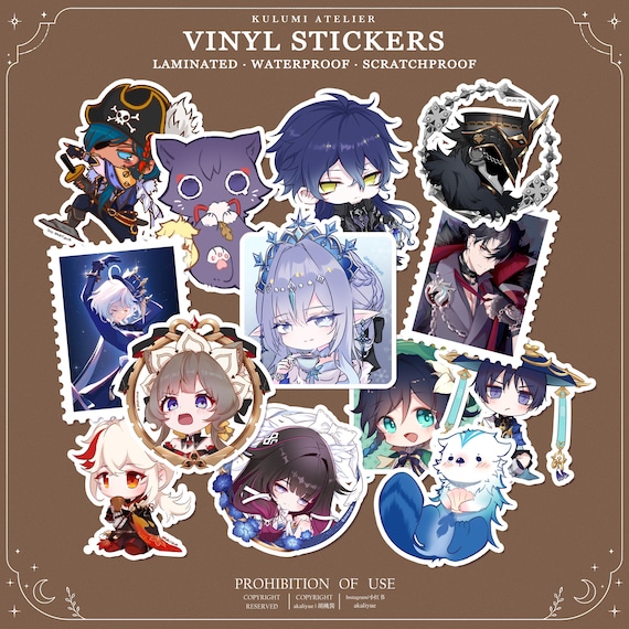 Genshin Impact - Waterproof & Scratch-Proof Stickers