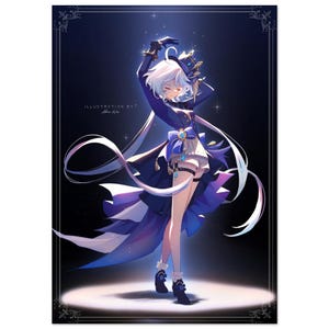 GI Furina Premium Semi-Glossy Paper Poster