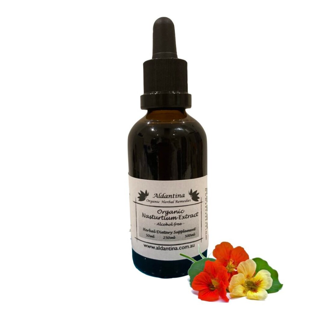 Organic Nasturtium/watercress Herbal Tincture/extract Etsy Australia
