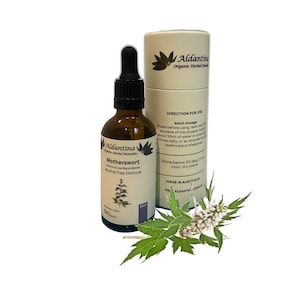 Organic Motherwort Herbal Tincture/Extract - alcohol free -