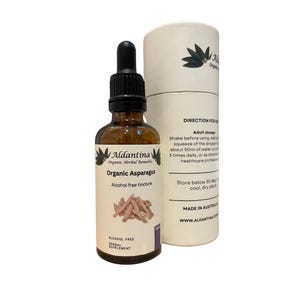 Organic Asparagus Root Tincture -alcohol free-
