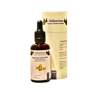 Organic St John&#39;s Wort Herbal Tincture/Extract - alcohol free - &gt;50ml&lt;