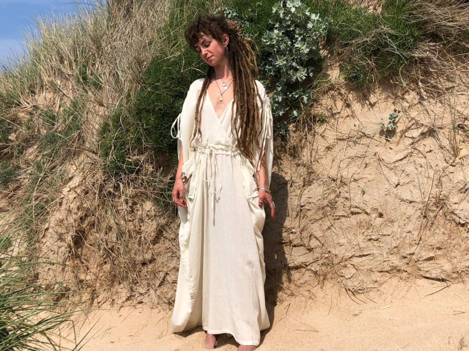 Celtic Priestess Ritual Dress | Celtic Hare Goddess Ceremony Gown ...