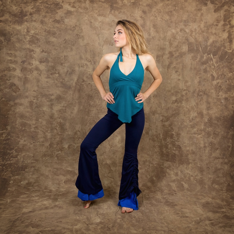 Dance Wear Bohemian Wear Elven Leggings Burning Man Leggings Fairy Leggings Flared Pants Alternative Leggings Boho Pants Hippy Pants
