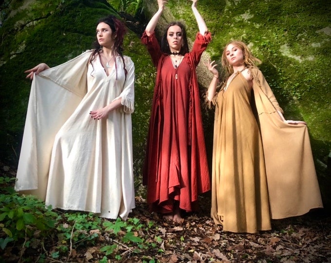 Priestess Dress / Ceremonial Robe / Sacred Wear / Medicine Woman Gown ...