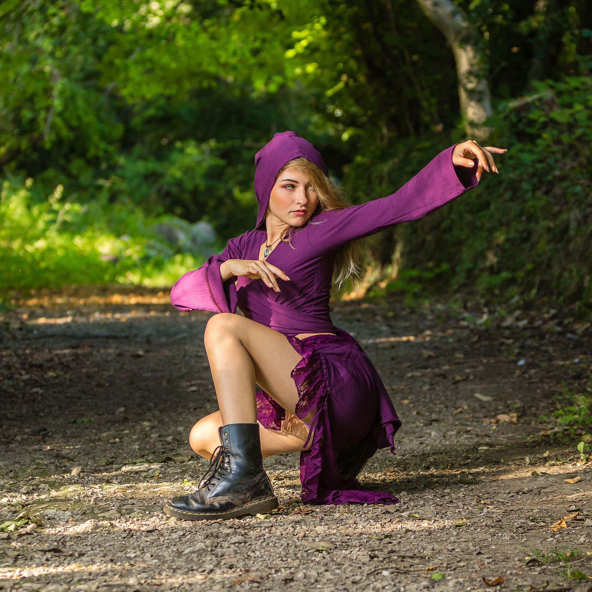Plum Shrug - Etsy