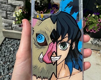 Custodie dipinte a mano PERSONALIZZATE / Anime, giochi e cartoni animati, personaggi FFXIV / iPhone / Android