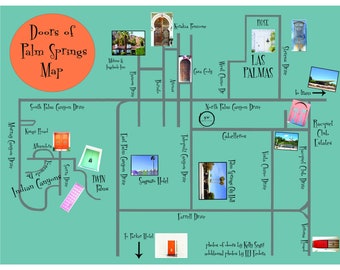 Map of The Doors of Palm Springs - Digital Download