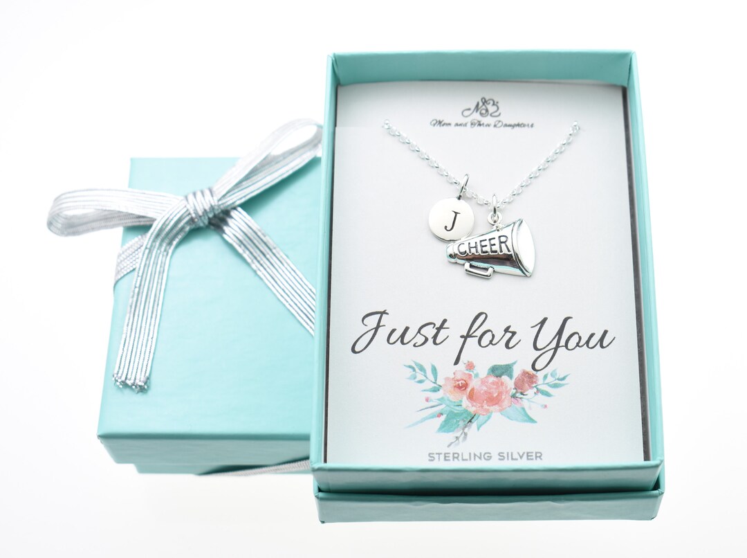 Personalized Megaphone Necklace in Sterling Silver. Megaphone Necklace